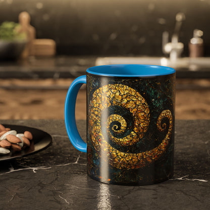 "From Stone to Savior's Light", Colorful Mugs (11oz, 15oz)