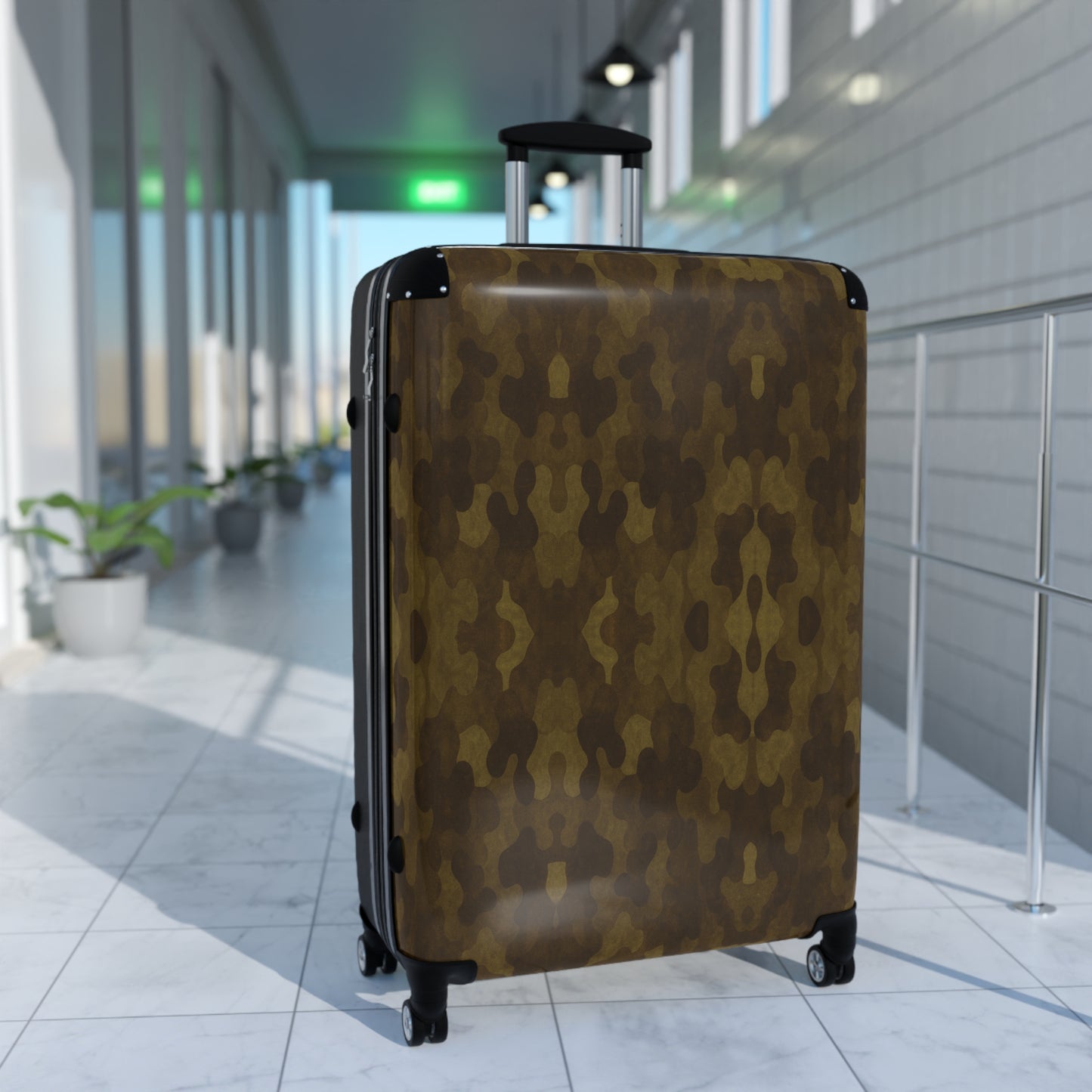 "Swamp Recon Camouflage", Pattern Art Suitcases