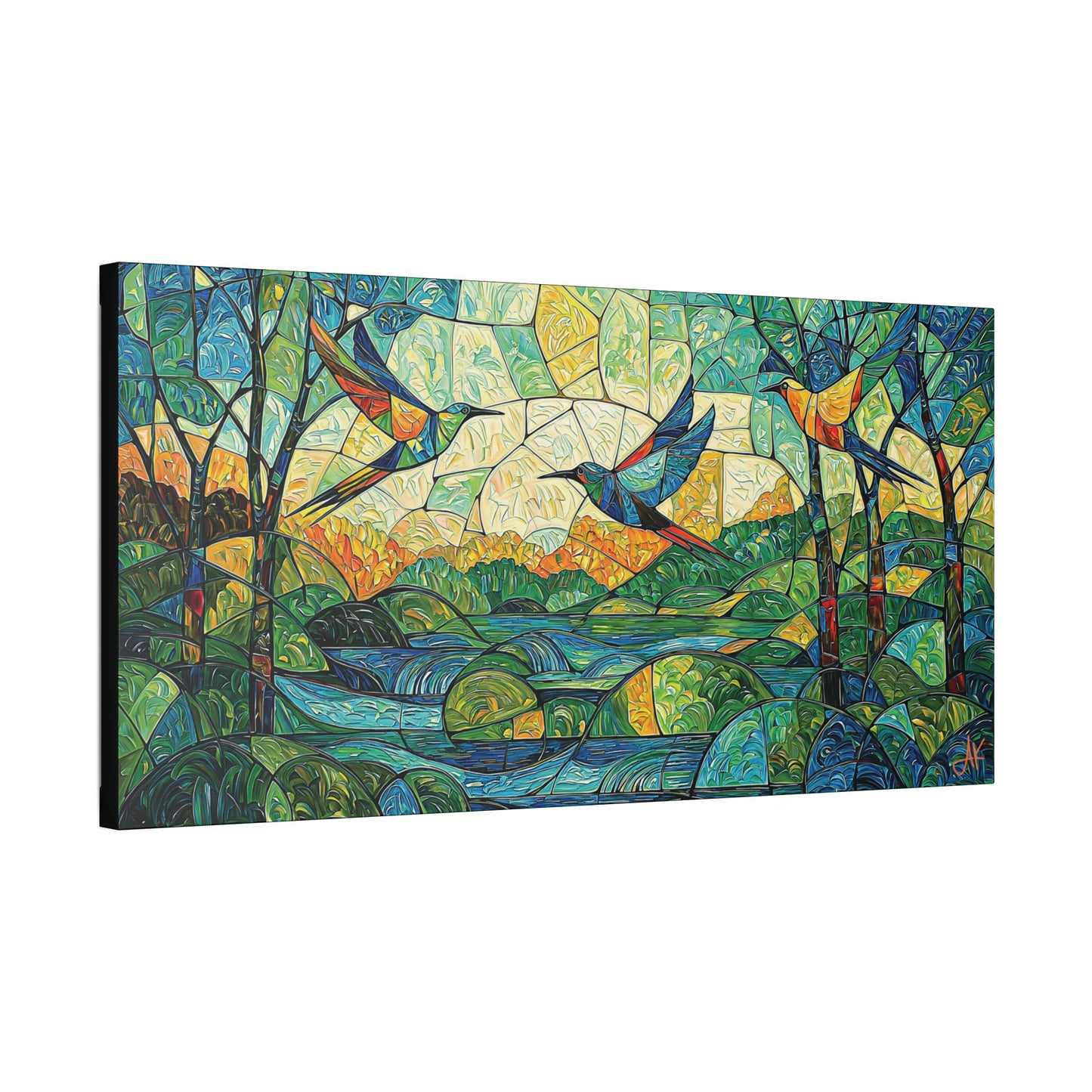 "The Isolated Isle", Stretched Classic Canvas Fine Art Print