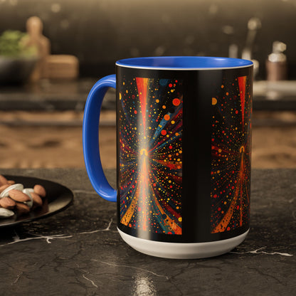 "Illuminated by Grace - 2 Corinthians 4:6", Colorful Mugs (11oz & 15oz)