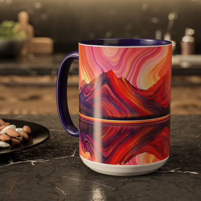 "For In Him All Things Were Created" Colossians 1:16 (NIV), Colorful Mugs (11oz & 15oz)