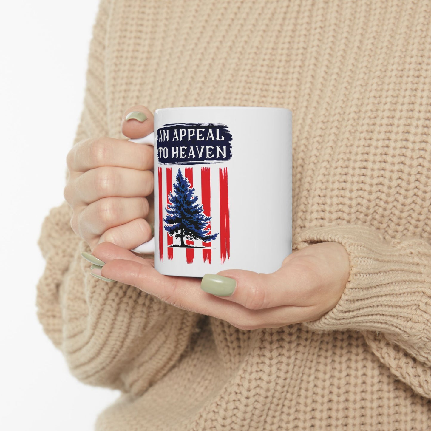 "An Appeal to Heaven", White Mug (11oz & 15oz)