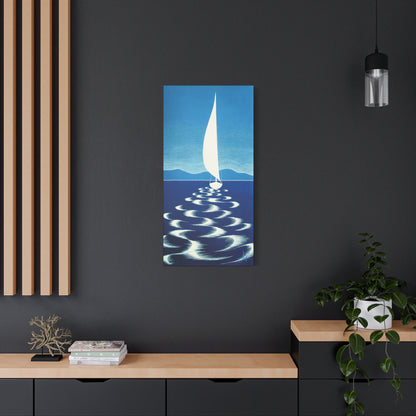 "Smooth Sailing", Fine Art Matte Canvas, Stretched, 1.25"