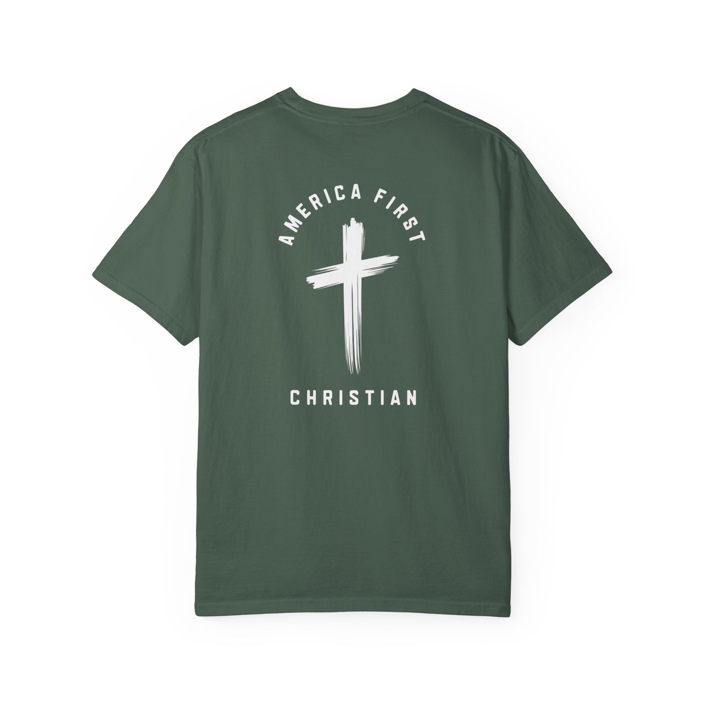 "America First Christian" #05, Unisex T-shirt (Dark Colors)