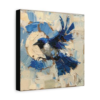 "Liberty Blue Bird", Fine Art Matte Canvas, Stretched, 1.25"