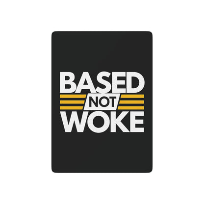 "Based not Woke" #01, Cultural Playing Cards (70's Black)