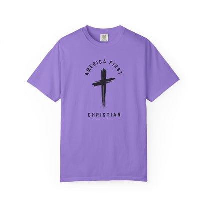 "America First Christian" #05, Unisex T-shirt (Light Colors)