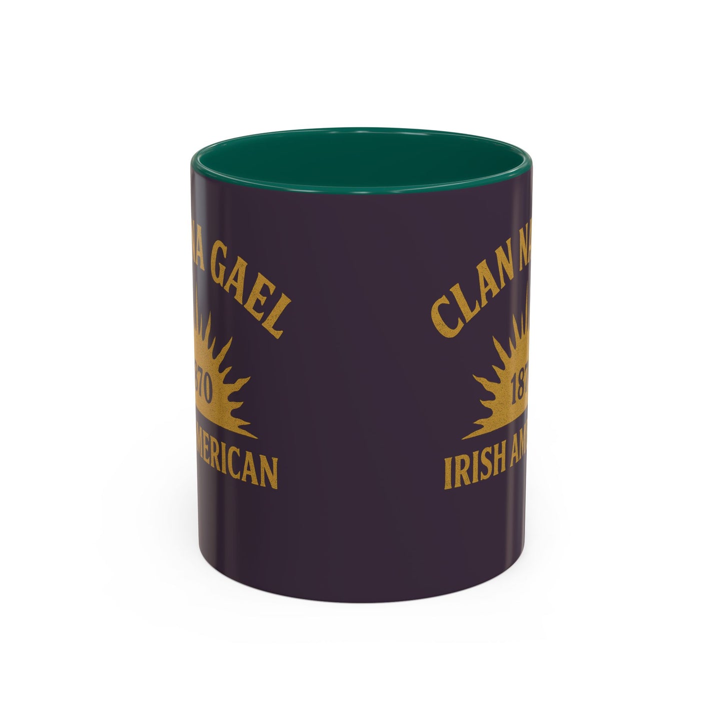 "Clan na Gael - Irish American", Colorful Mugs (11oz, 15oz) (Purple Verbena)