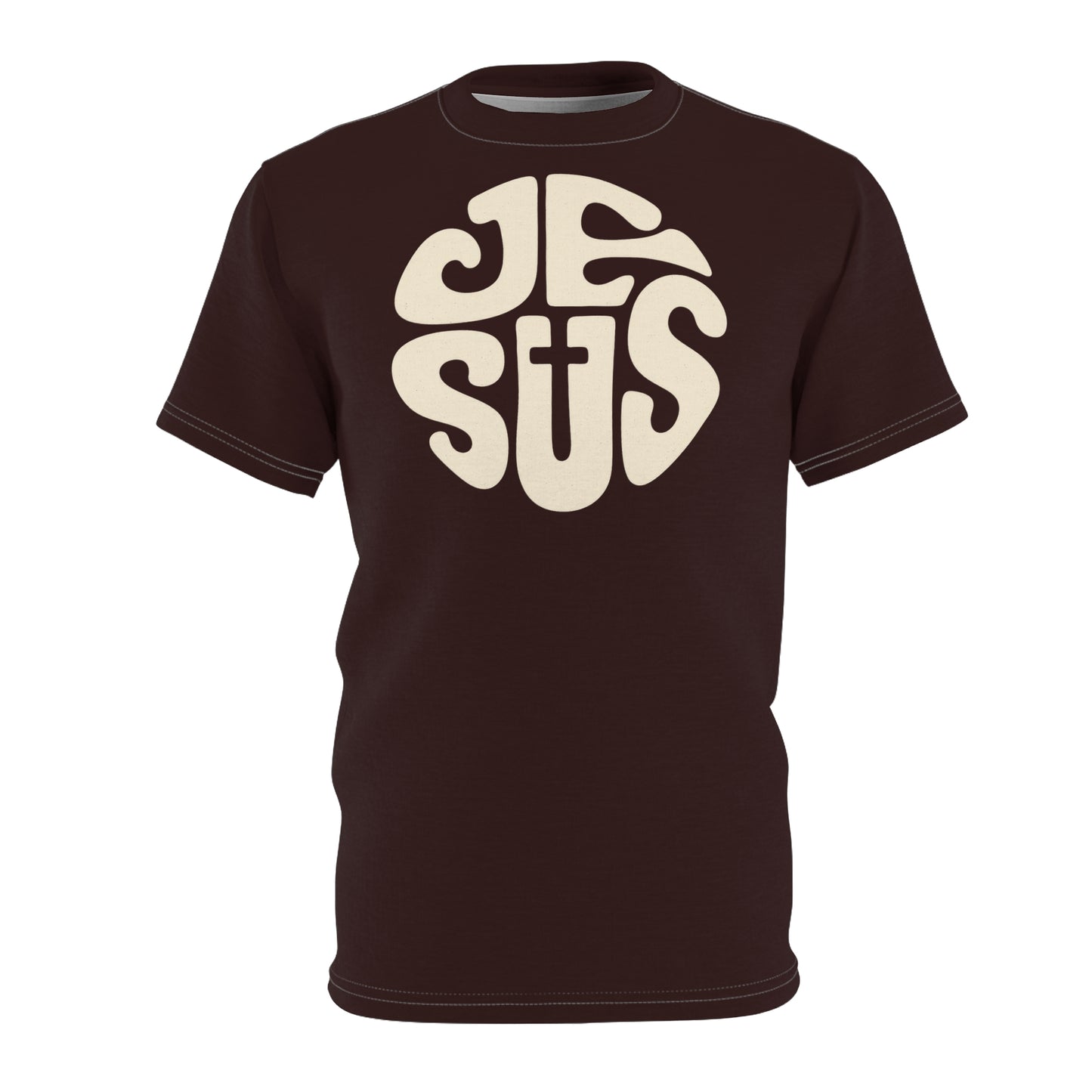 "Retro Jesus", Unisex T-shirt (Black Kite)