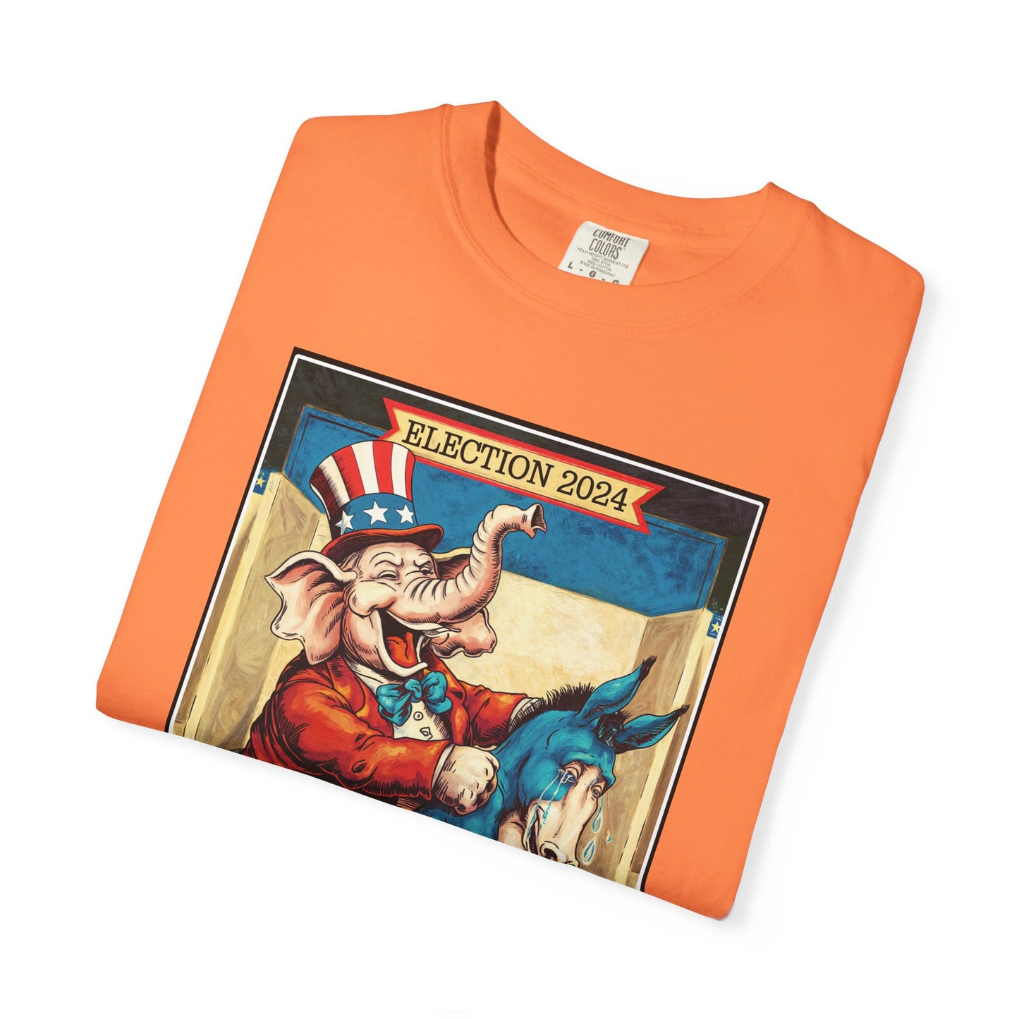 "MAGA Spanked the Donkeys 2024", Unisex T-shirt (Light Colors)