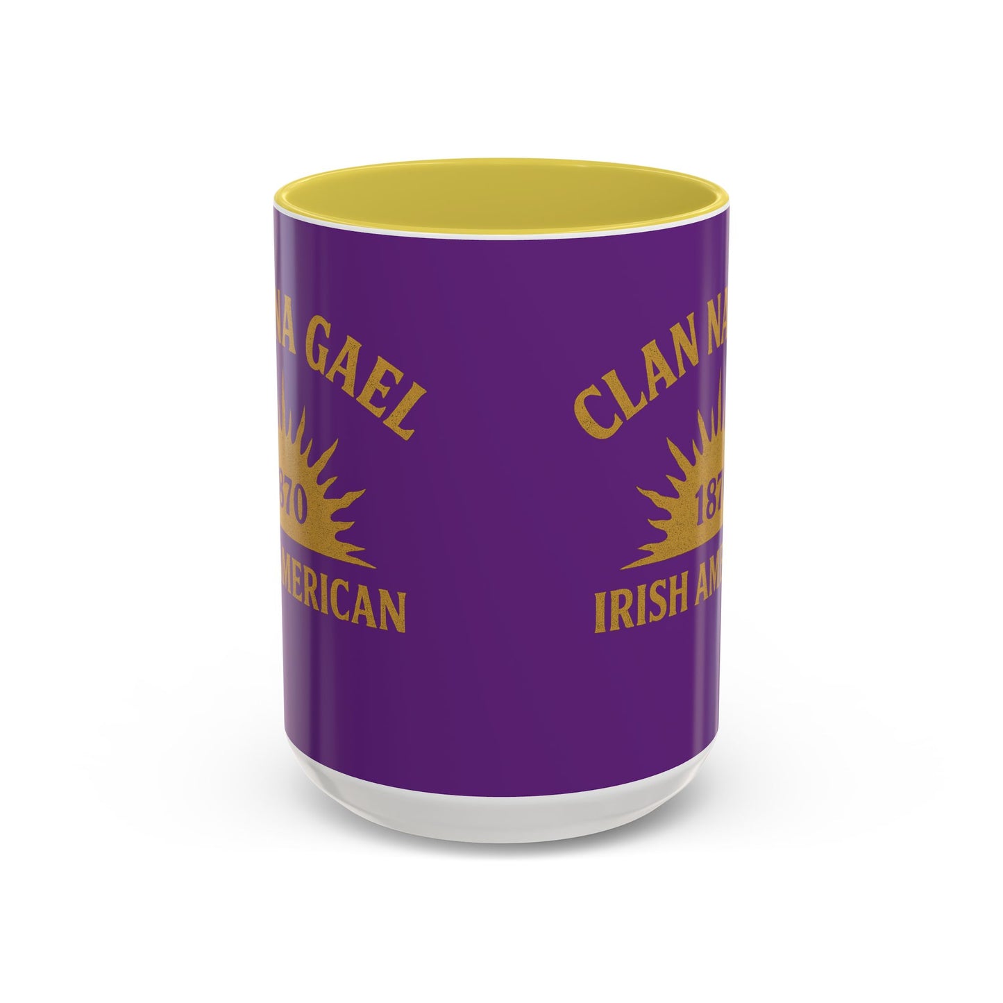 "Clan na Gael - Irish American", Colorful Mugs (11oz, 15oz) (Vesper Violet)
