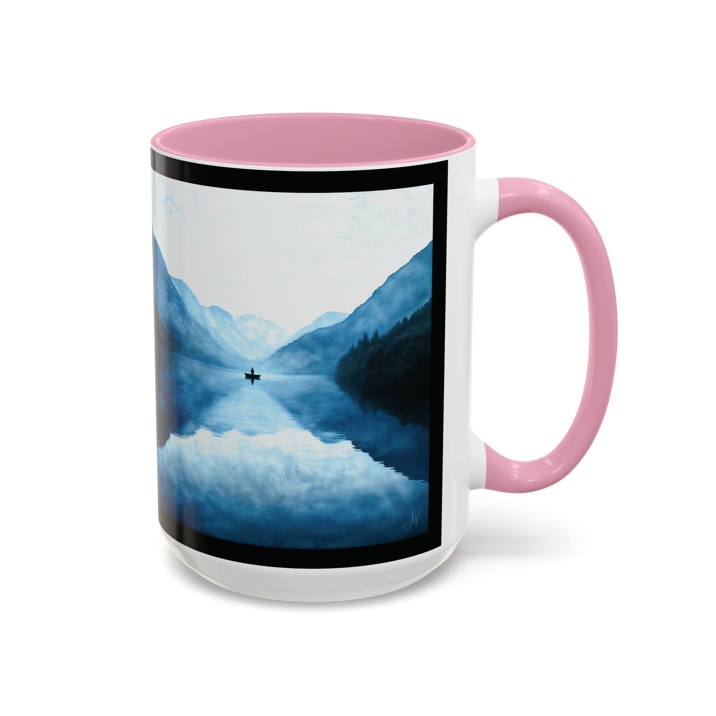 "Connected in Silence - Psalm 46:10", Colorful Mugs (11oz, 15oz)