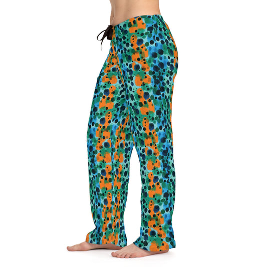 "Midnight Coral", Women's Pajama Pants