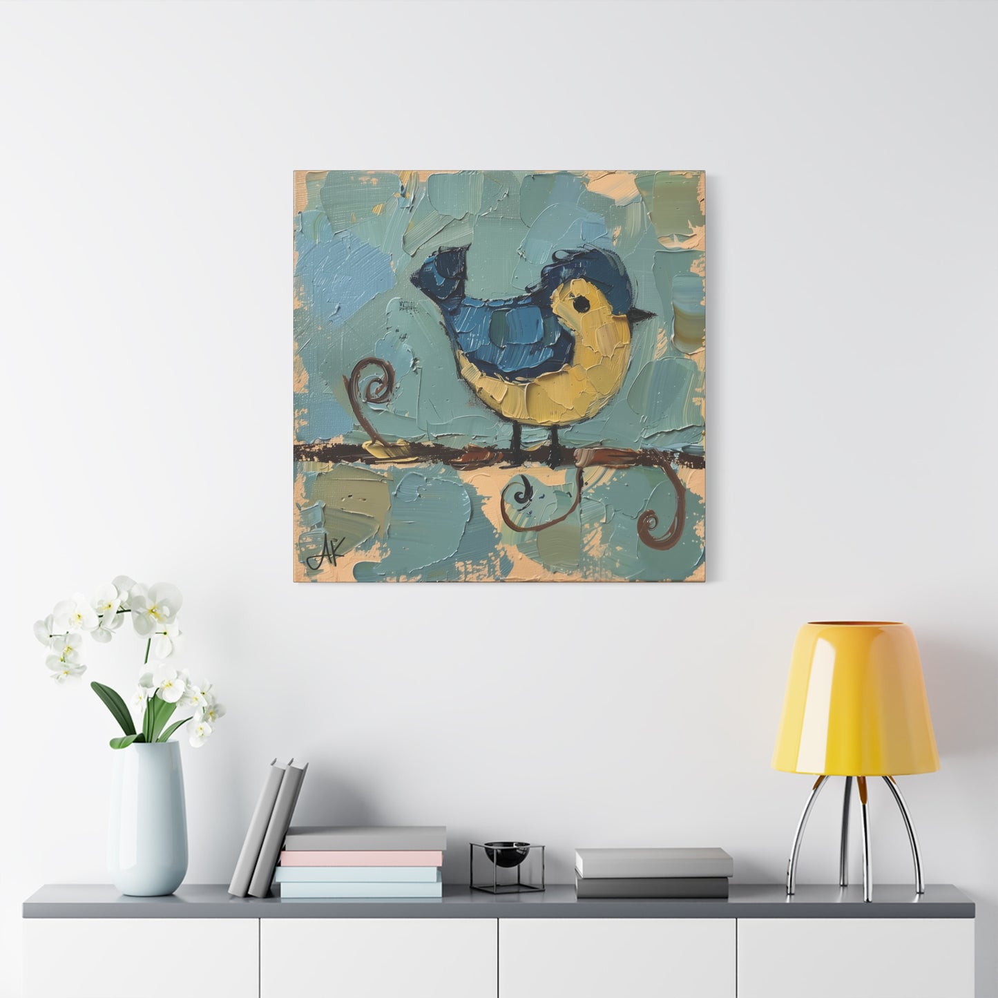 "Little Birdie", Fine Art Matte Canvas, Stretched, 1.25"