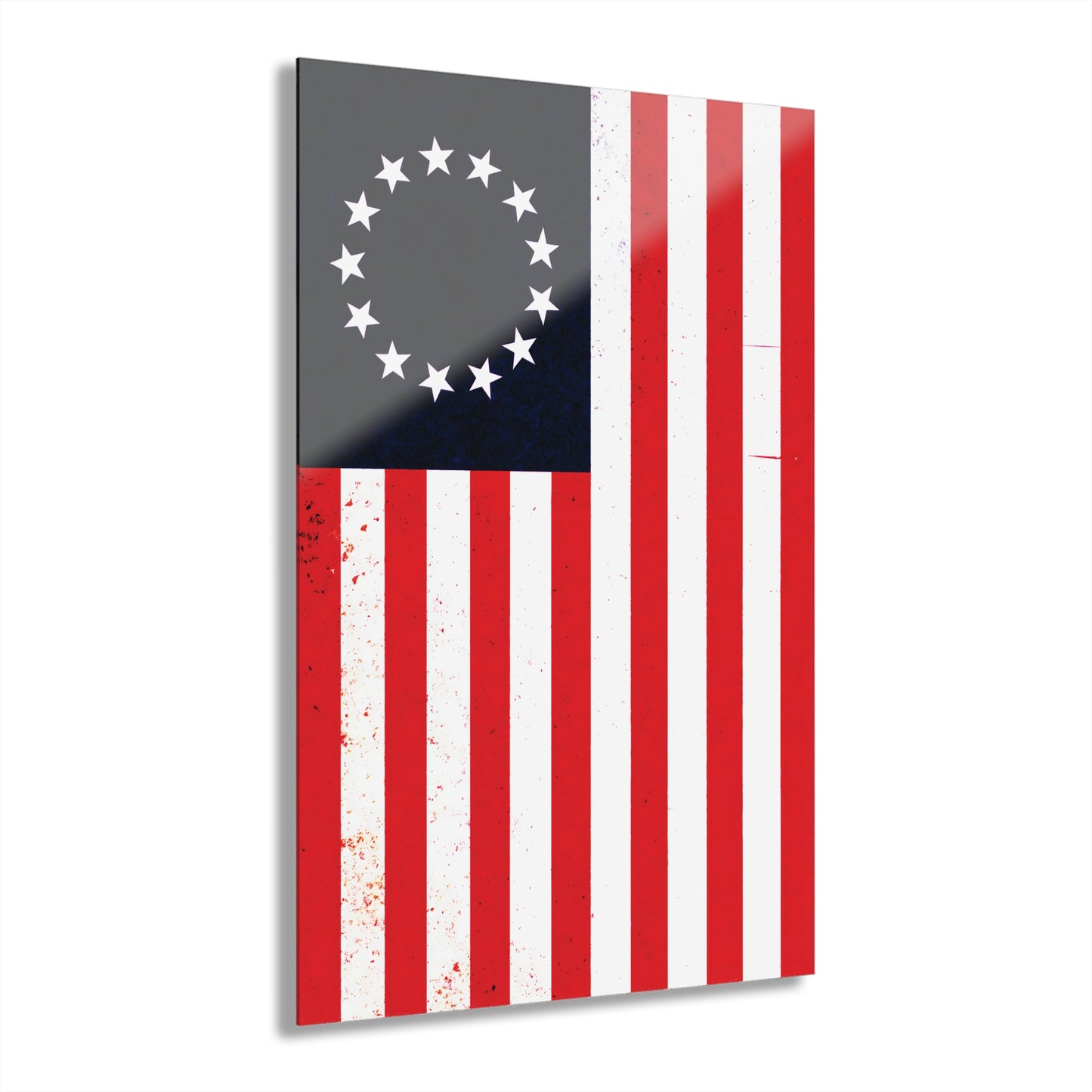 "Betsy Ross Flag", Fine Art Acrylic Wall Prints (French Cleat Hanging)