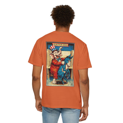"MAGA Spanked the Donkeys 2024", Unisex T-shirt (Dark Colors)
