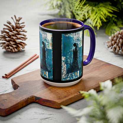 "Behold the Handmaid - Luke 1:38", Colorful Mugs (11oz, 15oz)
