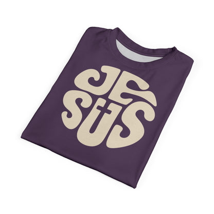 "Retro Jesus", Unisex T-shirt (Purple People Eater)