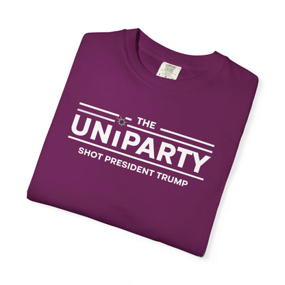 "The Uniparty Shot President Trump" #03, Unisex T-shirt