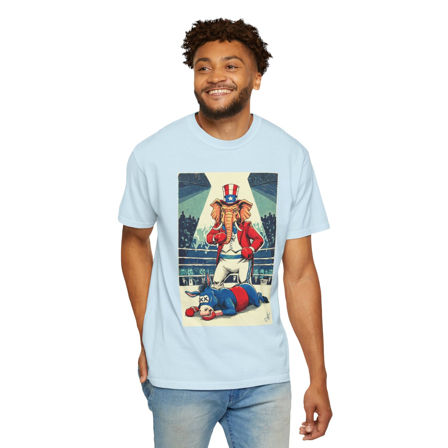 "Brutal Woke Knockout 2024", Unisex T-shirt (Light Colors)