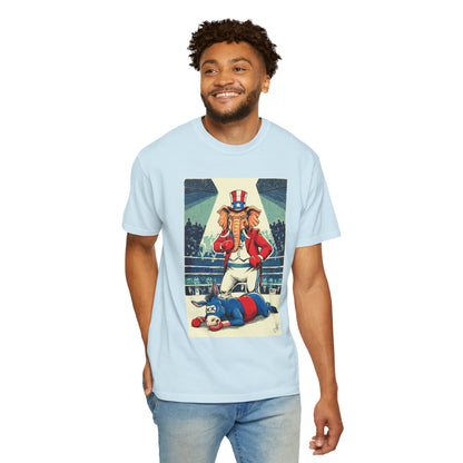 "Brutal Woke Knockout 2024", Unisex T-shirt (Light Colors)