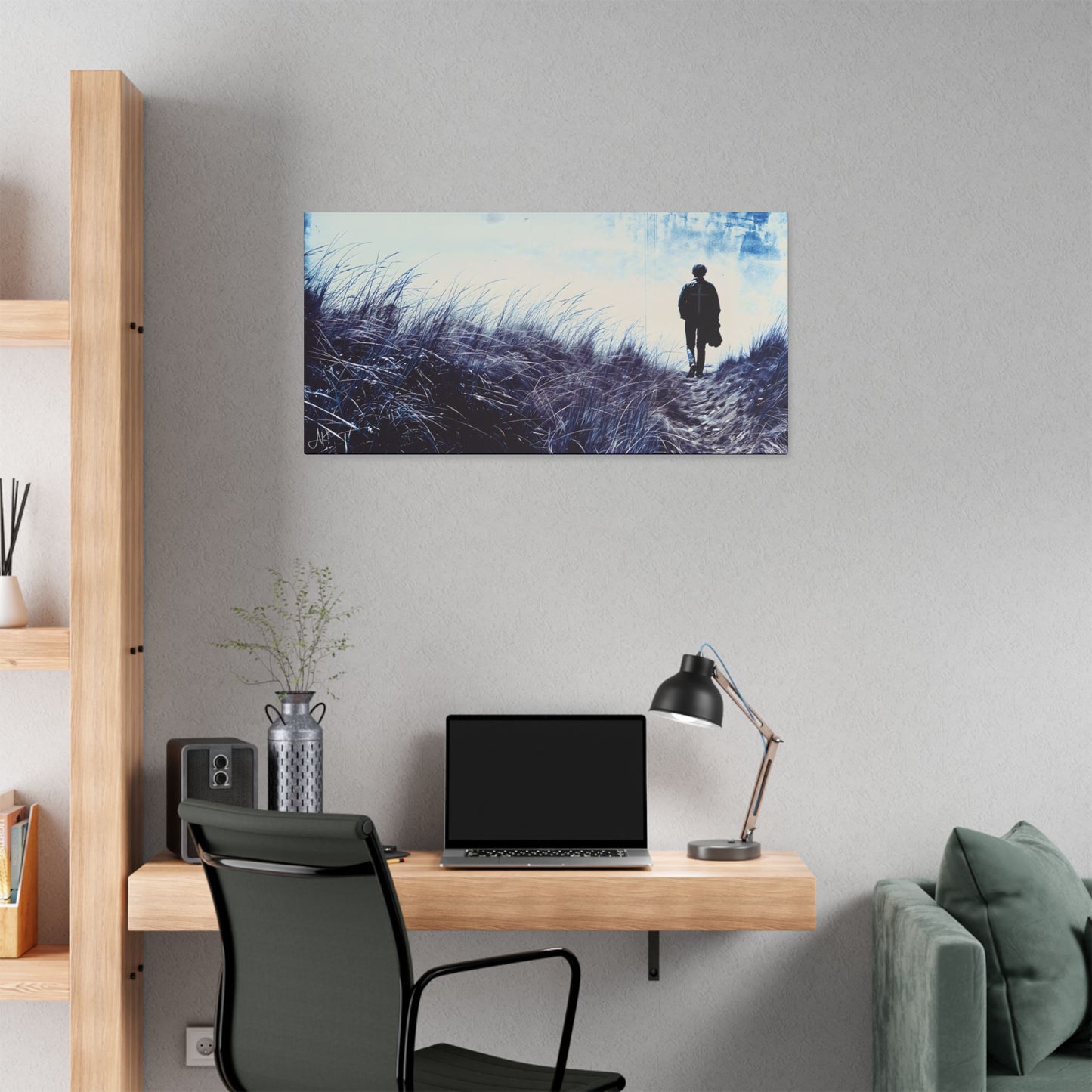 "One Never Walks Alone", Classic Stretched Canvas Fine Art Print