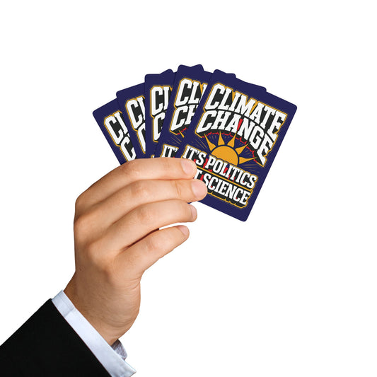 "Climate Change" #02, Political Playing Cards (Obsidian Blue)