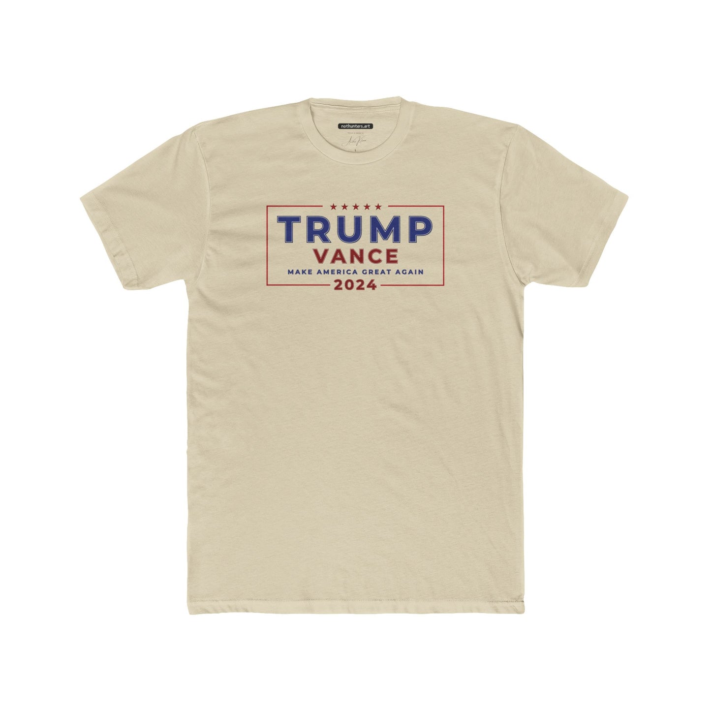 "TRUMP VANCE 2024", Unisex Cotton Crew Tee - Collectible History