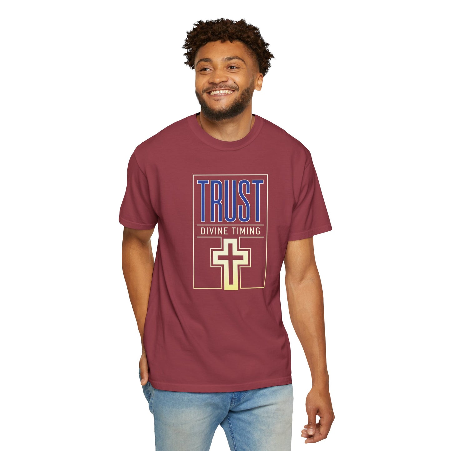 "Trust Divine Timing" #01, Unisex T-shirt