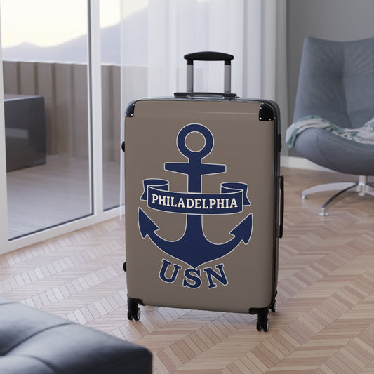 "USN Anchor", Suitcase (Tattletail Brown)