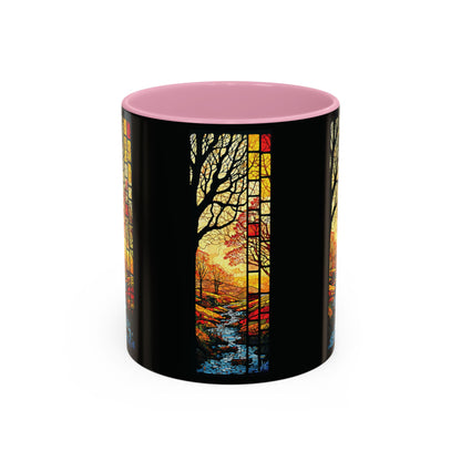 "Realization at 5", Colorful Mugs (11oz, 15oz)