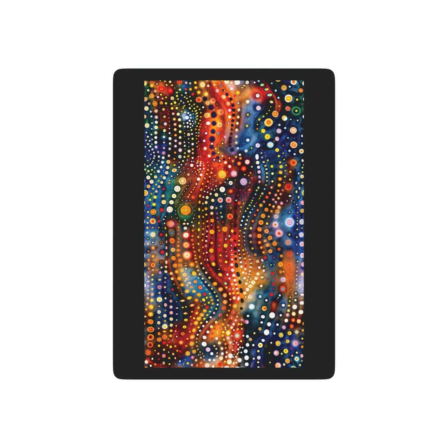"Abstract 69", Fine Art Playing Cards (Void Black)