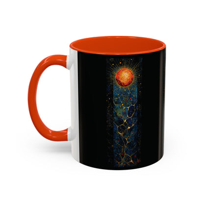 "The Living Light (John 8:12)", Colorful Mugs (11oz, 15oz)