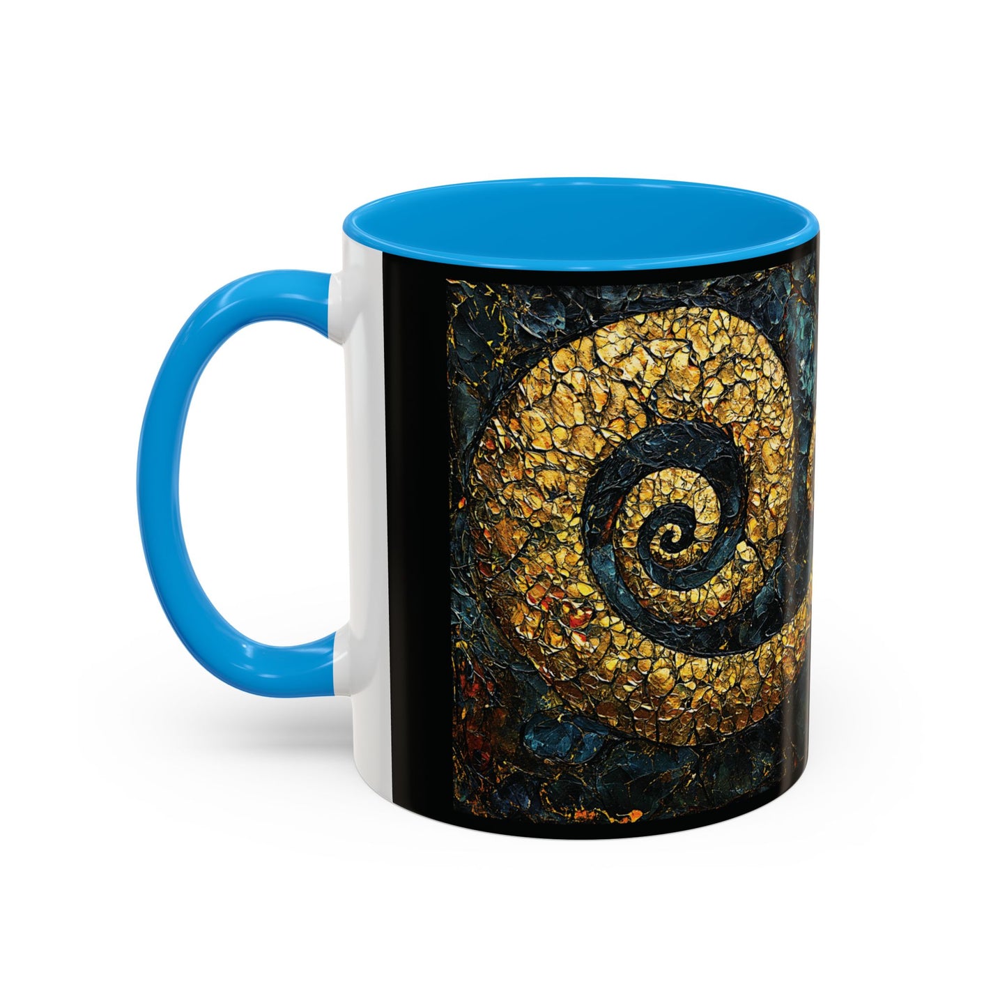 "From Stone to Savior's Light", Colorful Mugs (11oz, 15oz)