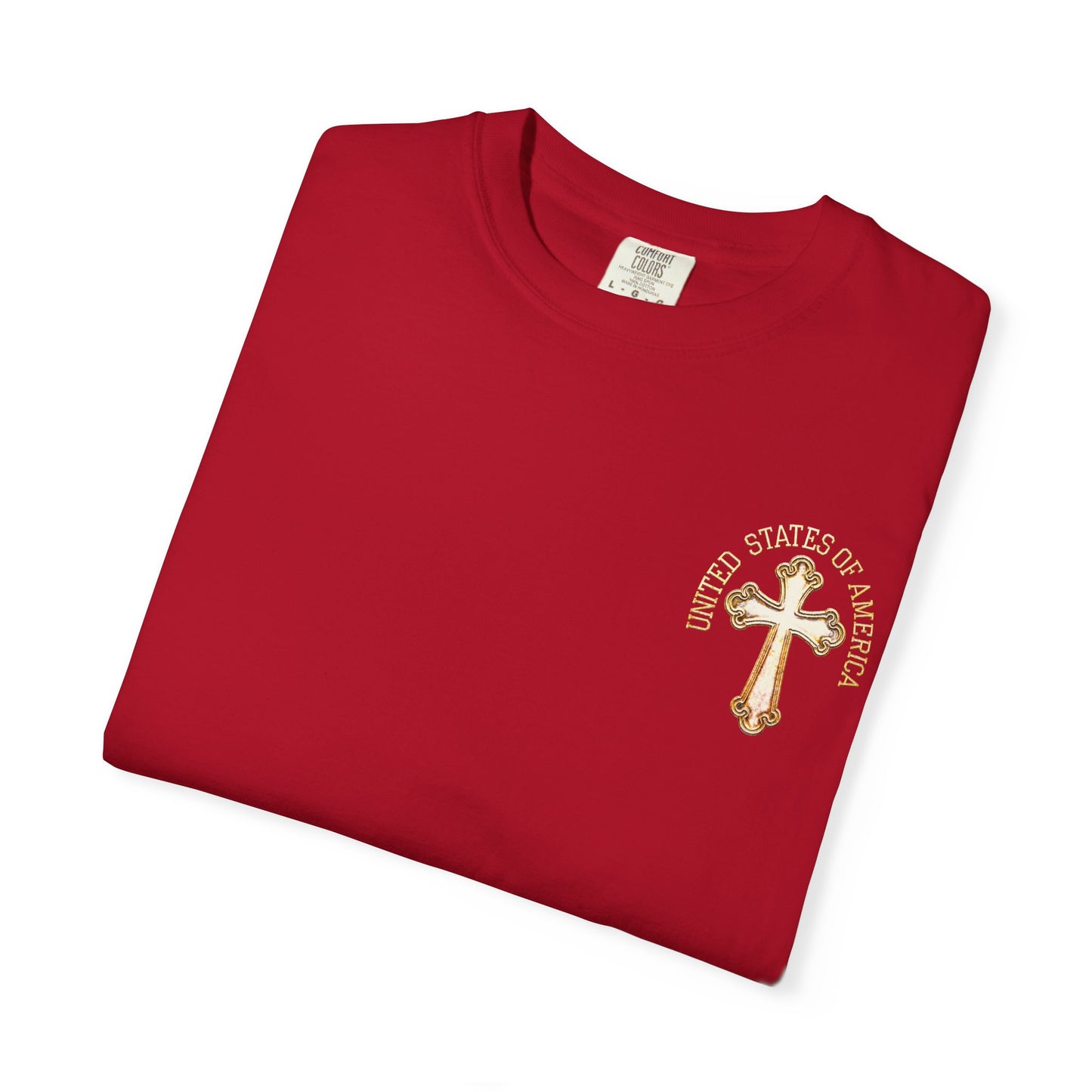 "USA Gold Cross", Unisex T-shirt