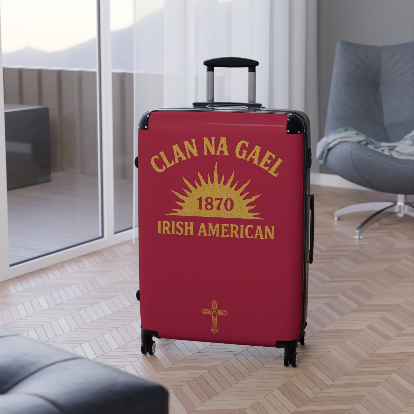 "Clan na Gael - Irish American", Suitcase (Fénechas Red)