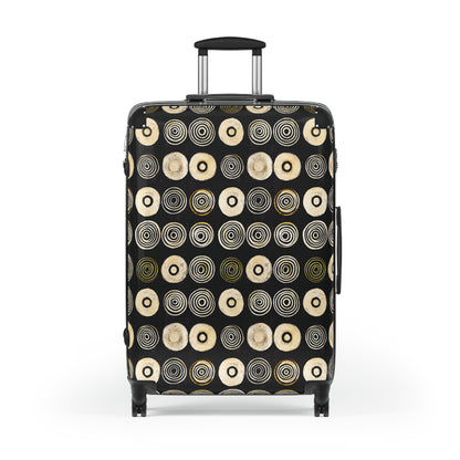 "Punk Polka" Pattern Art Suitcases
