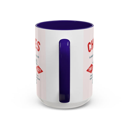 "Delicious Cherries", Colorful Mugs (11oz, 15oz) (Sea Salt Sherbet)