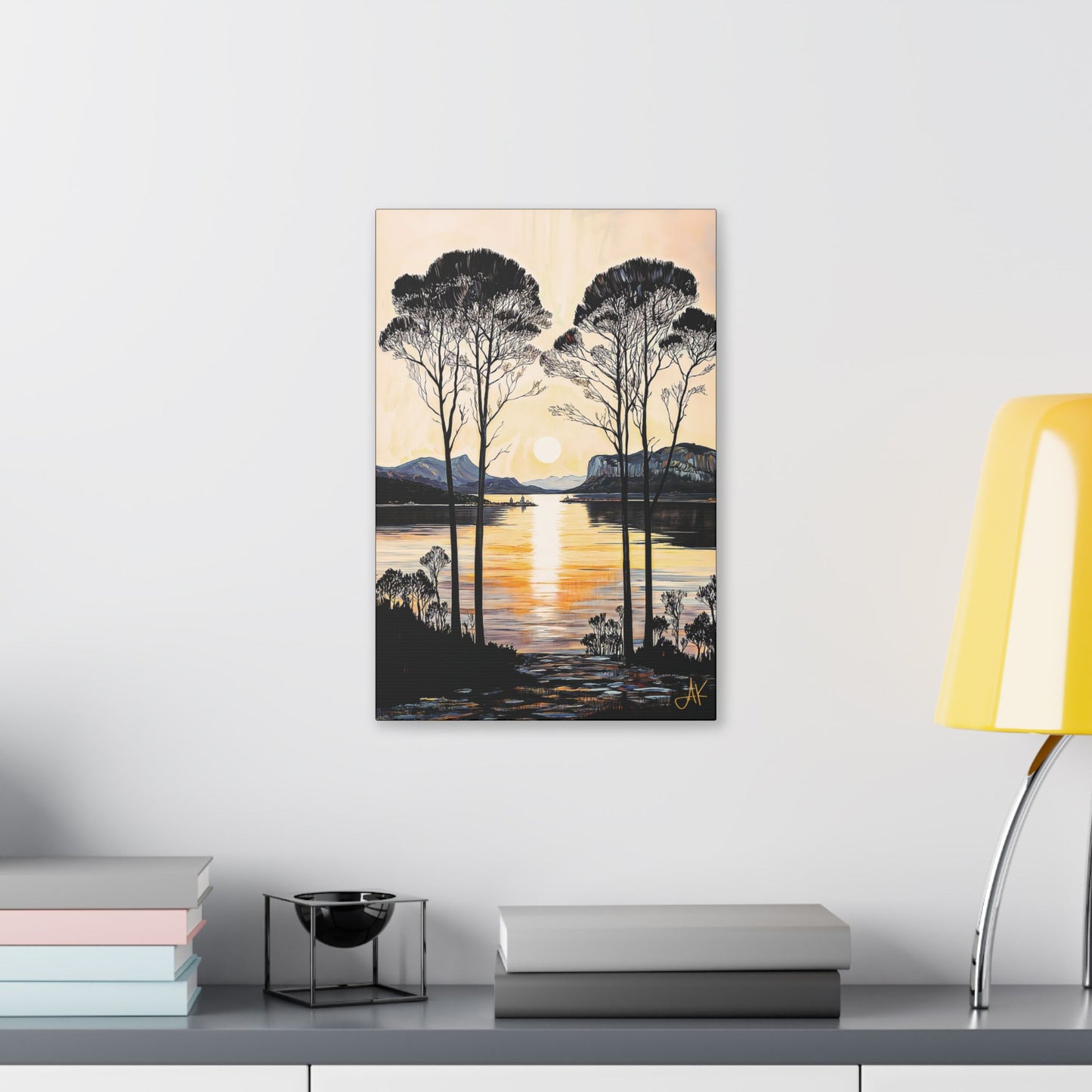 "Gentle Sound", Stretched Classic Canvas Fine Art Print