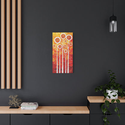 "Solar Grove", Fine Art Matte Canvas, Stretched, 1.25"