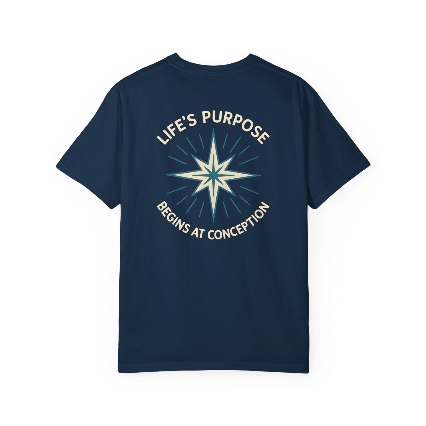 "Life's Purpose Begins at Conception #01", Unisex T-shirt