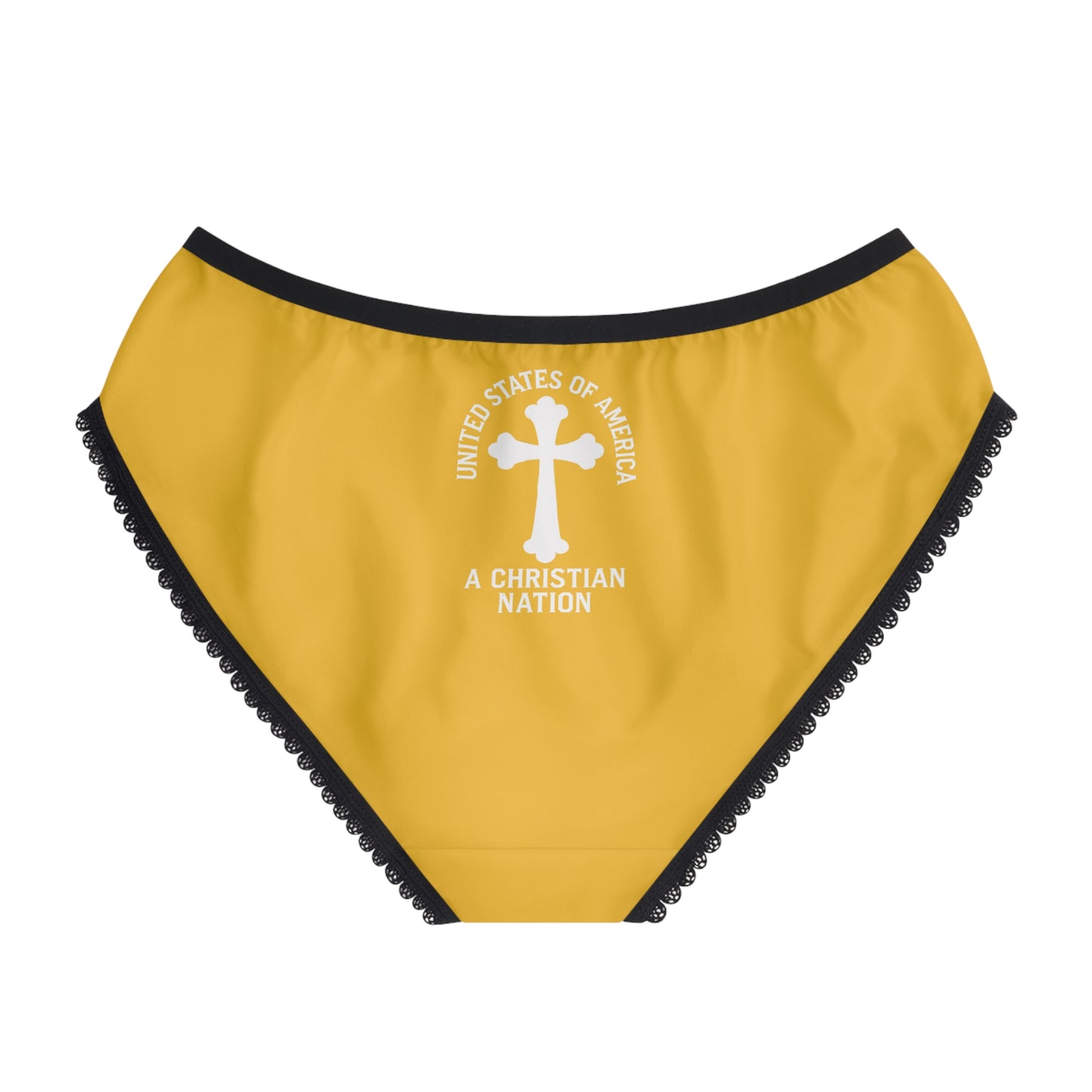 "USA - A Christian Nation" #04, Women's Briefs (Colombian Mikado)
