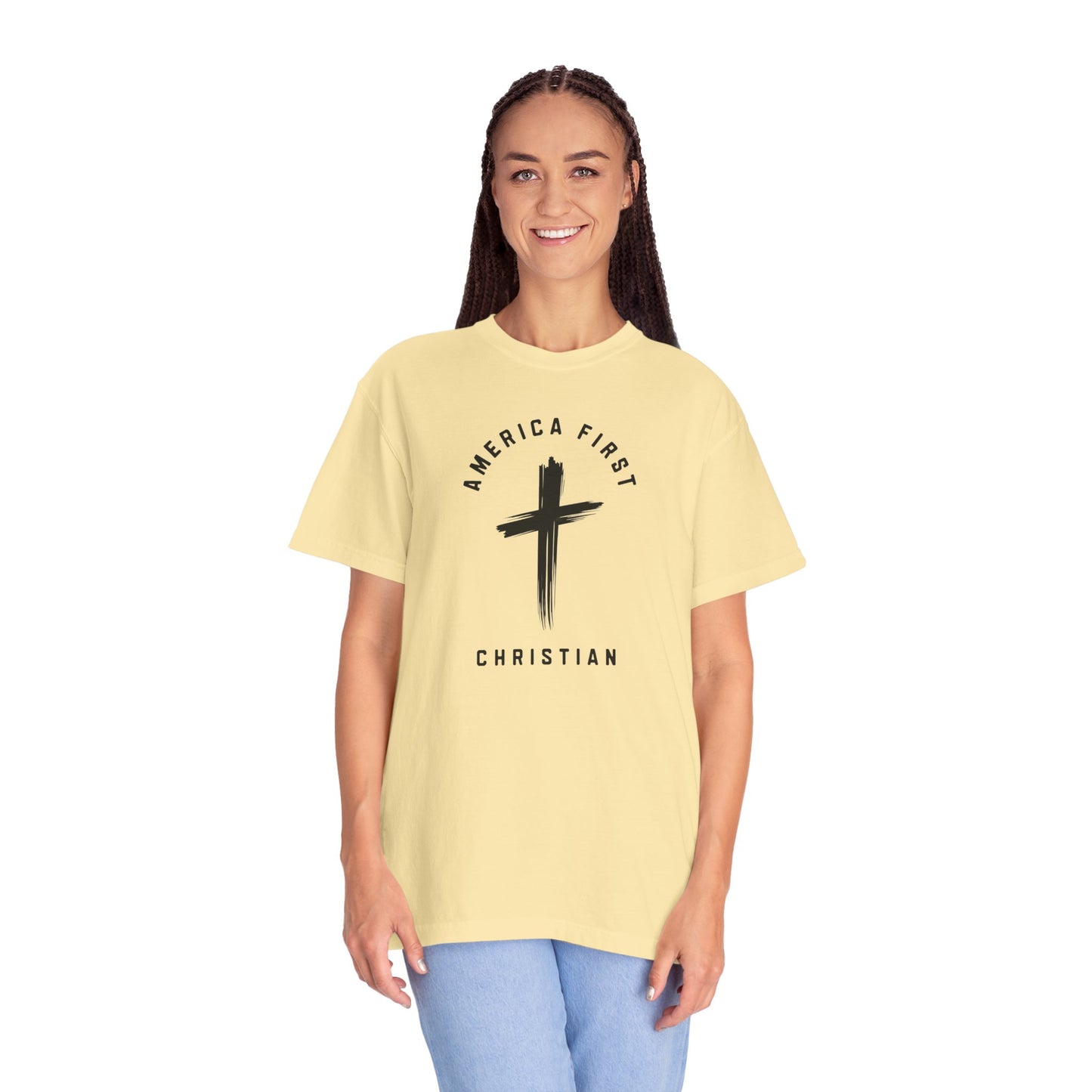"America First Christian" #05, Unisex T-shirt (Light Colors)