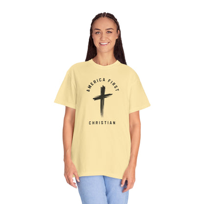 "America First Christian" #05, Unisex T-shirt (Light Colors)