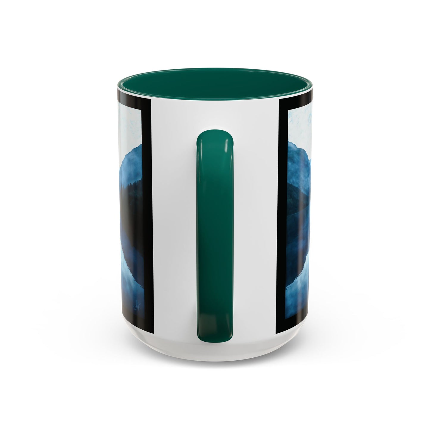 "Connected in Silence - Psalm 46:10", Colorful Mugs (11oz, 15oz)