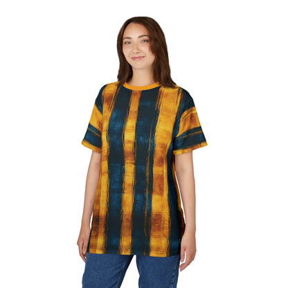 "Paleo Wolf Clan", Unisex Tee (Deep Golden Yellow Collar)