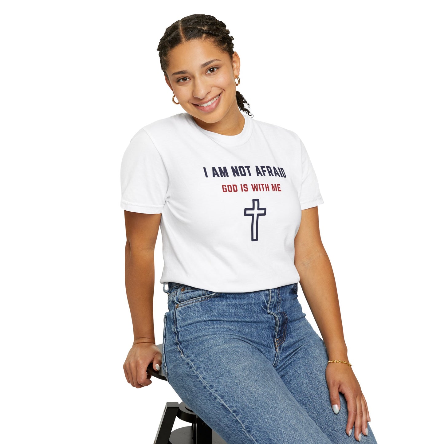 "I am not Afraid", Unisex T-shirt (Light Colors)