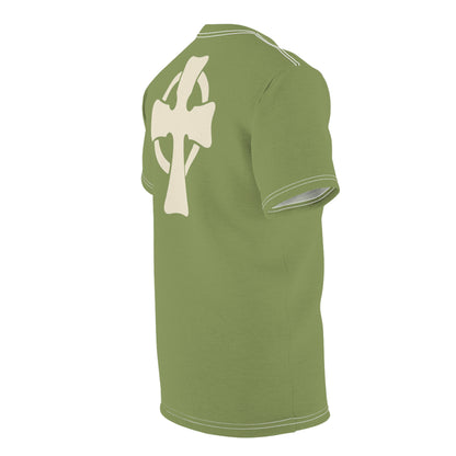 "Retro Jesus", Unisex T-shirt (Sage Green)