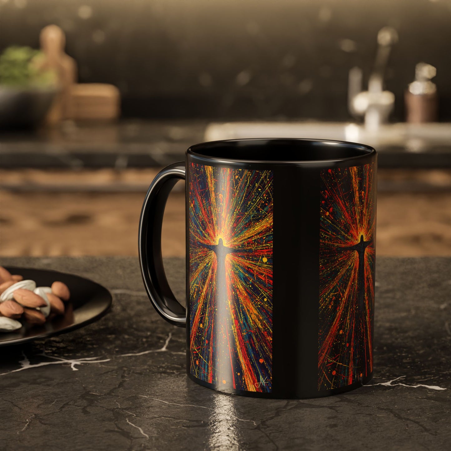 "Born Again in His Radiance - Isaiah 60:1", Colorful Mugs (11oz & 15oz)