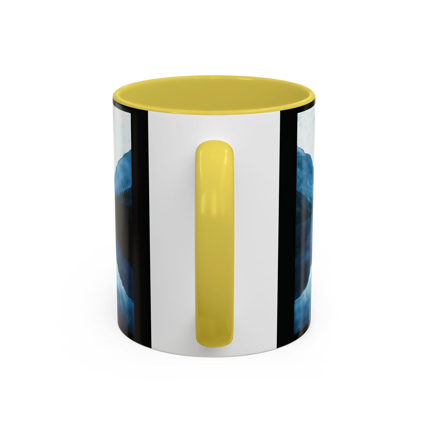 "Connected in Silence - Psalm 46:10", Colorful Mugs (11oz, 15oz)